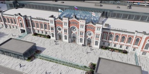 Витражи, гортензии, два тоннеля и три досмотровых павильона